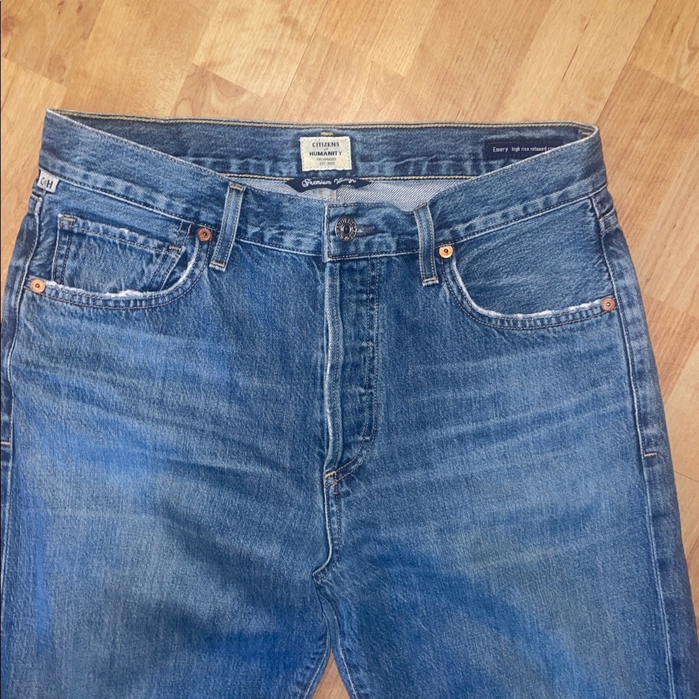 Citizens Of Humanity Emery Relaxed Straight Crop Jeans - Picture 4 of 10